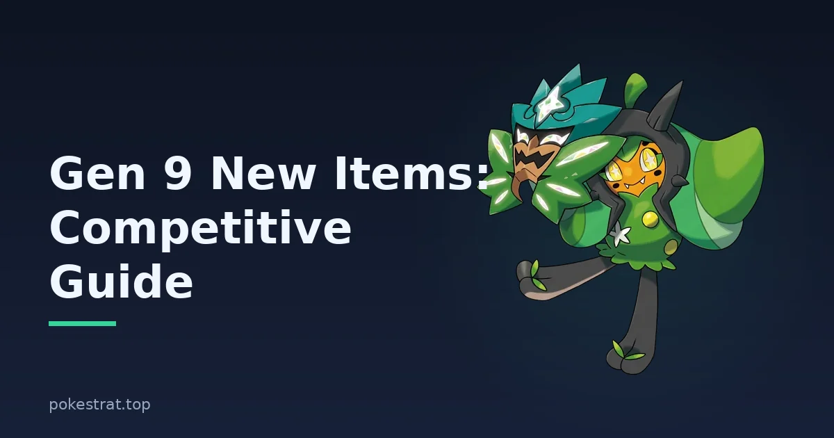 Gen 9 New Items: Competitive Guide